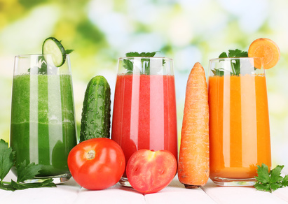 fresh vegetable juices image